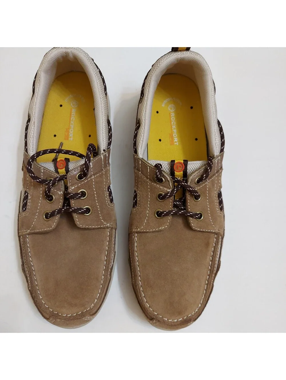 Men's Rockport boat shoes, size 8